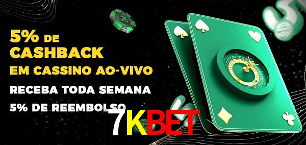 Promoções do cassino ao Vivo 7Kbet